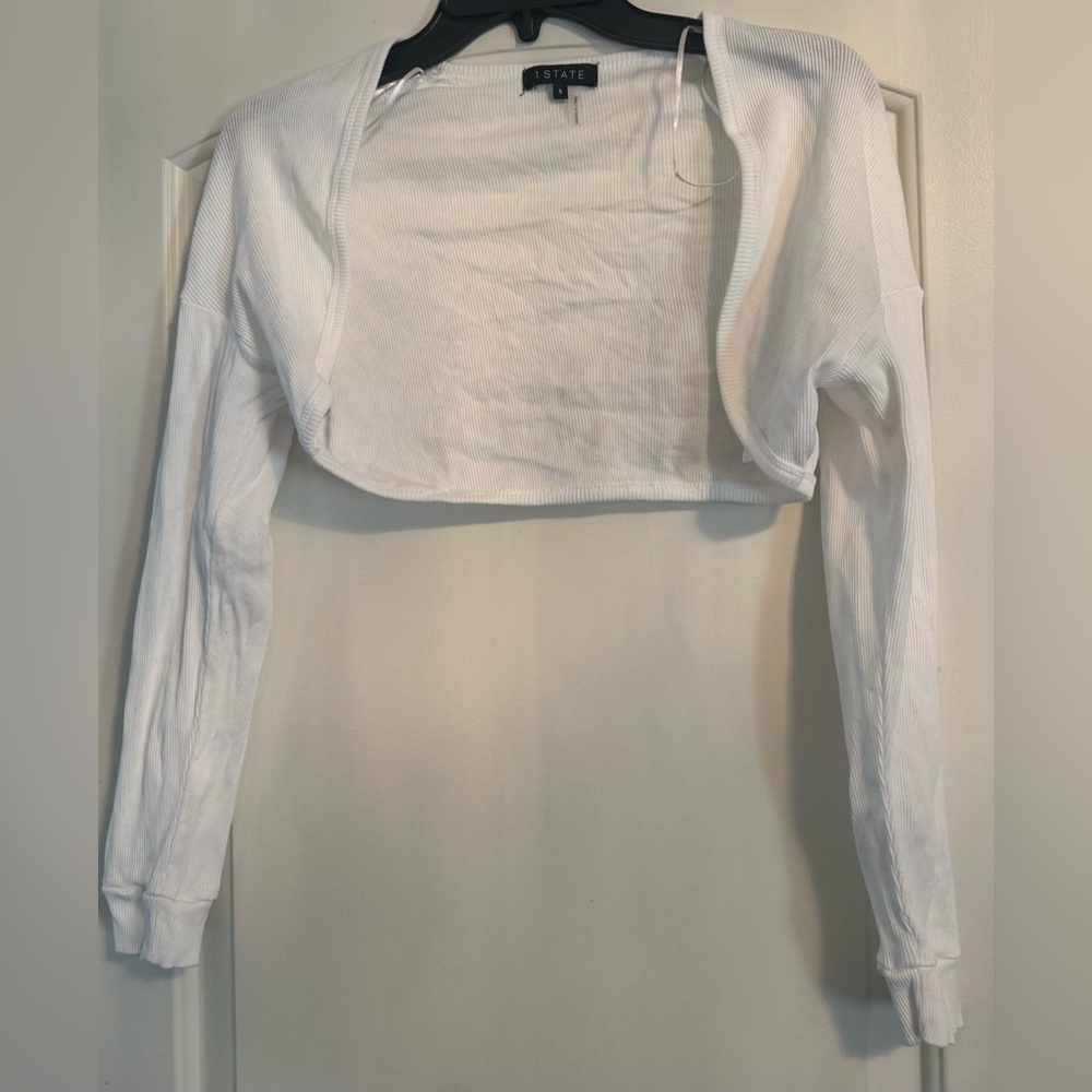 1.STATE Cotton Rib Jersey Shawl